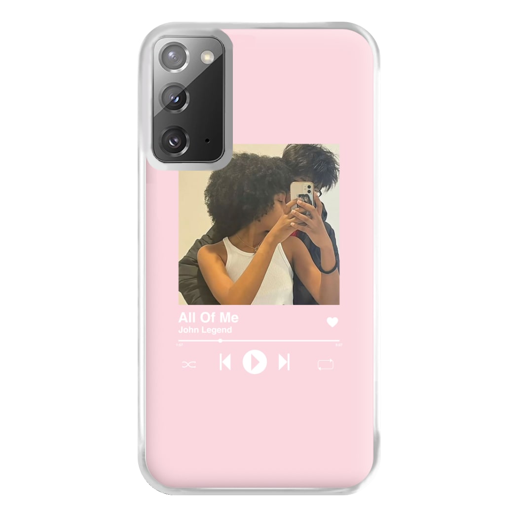 Album Cover - Personalised Couples Phone Case for Galaxy Note 20 Ultra