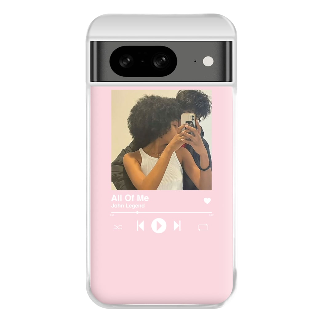 Album Cover - Personalised Couples Phone Case for Google Pixel 8