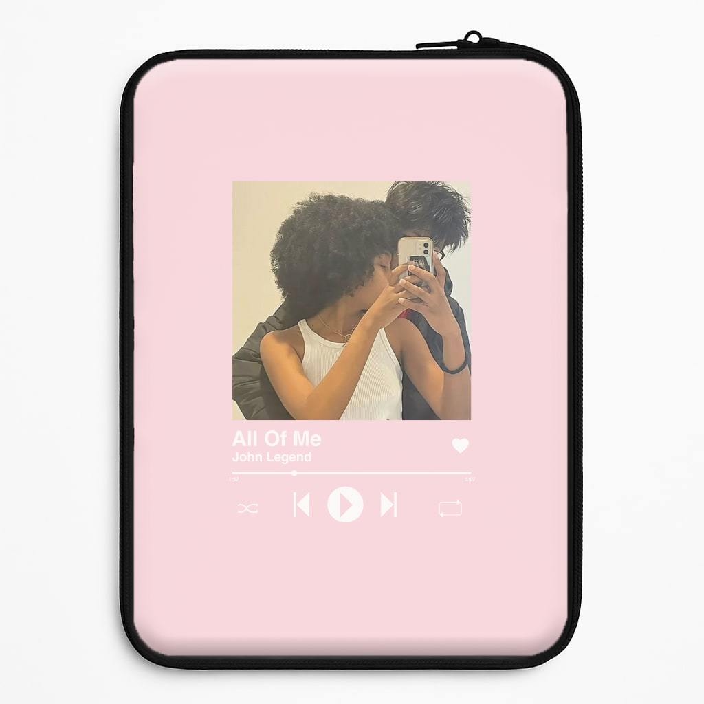Album Cover - Personalised Couples Universal Laptop Sleeve