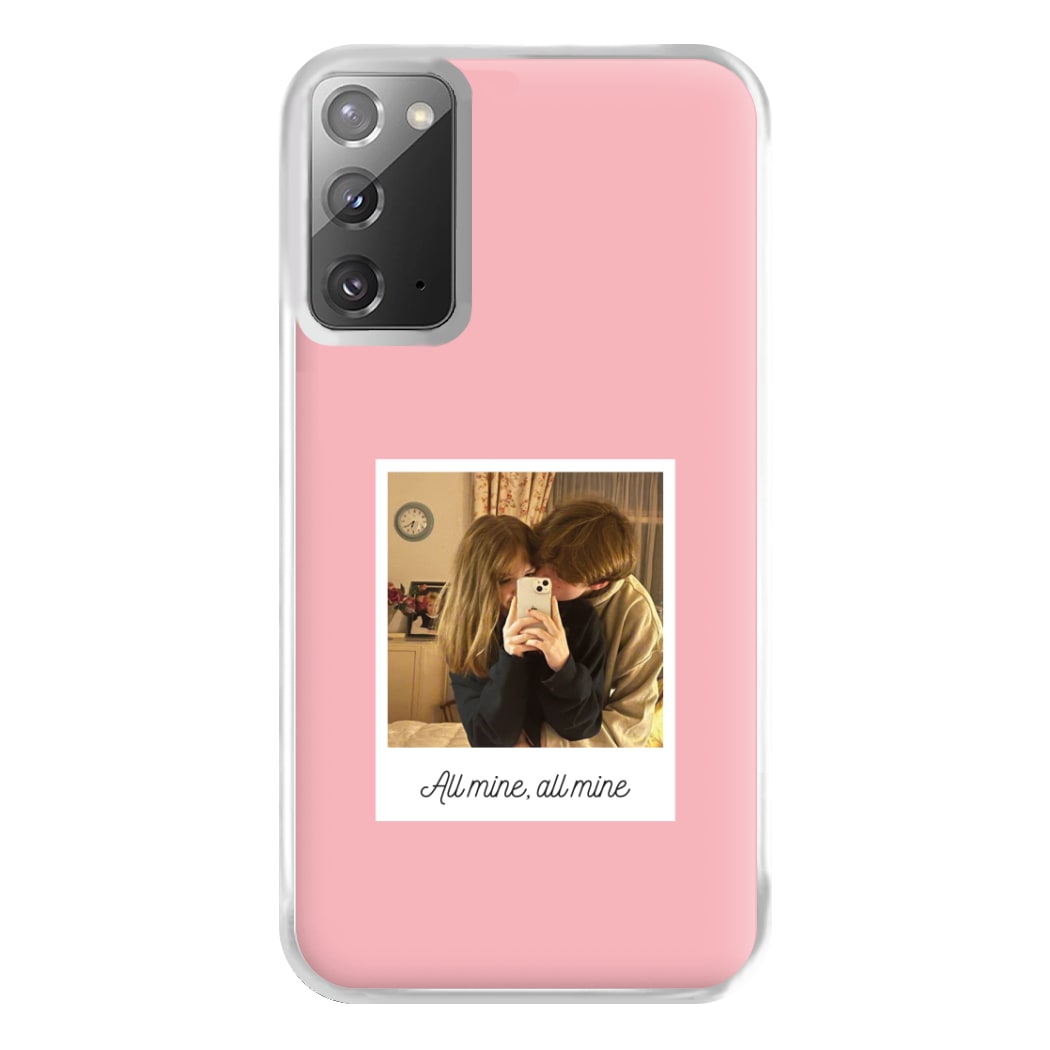 All Mine, All Mine - Personalised Couples Phone Case for Galaxy Note 20 Ultra