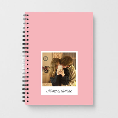 All Mine, All Mine - Personalised Couples Notebook