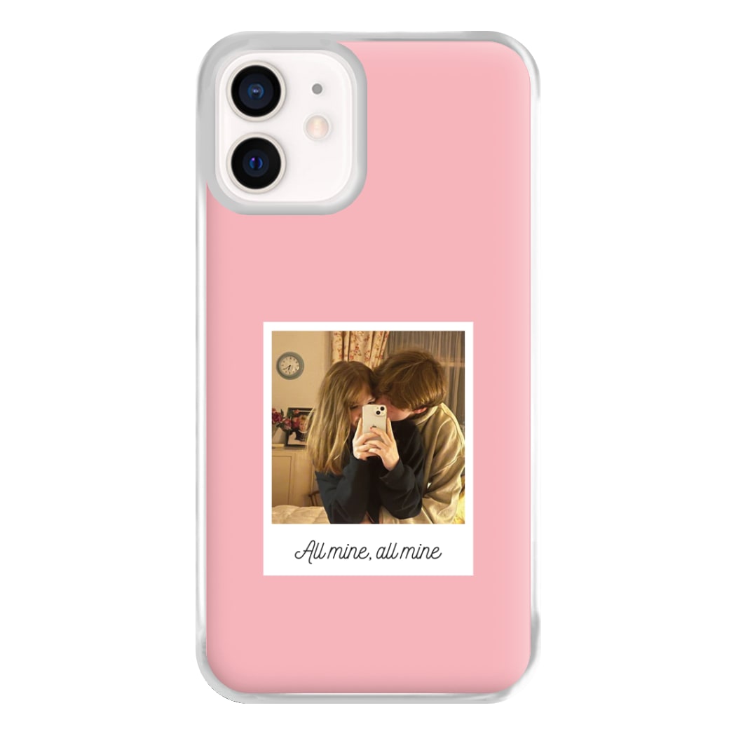 All Mine, All Mine - Personalised Couples Phone Case for iPhone 12 Mini