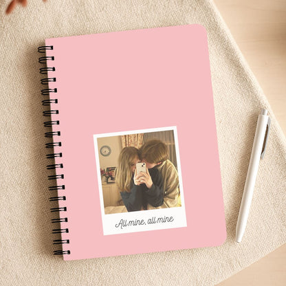 All Mine, All Mine - Personalised Couples Notepad