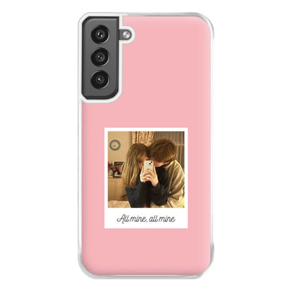 All Mine, All Mine - Personalised Couples Phone Case for Galaxy S21FE