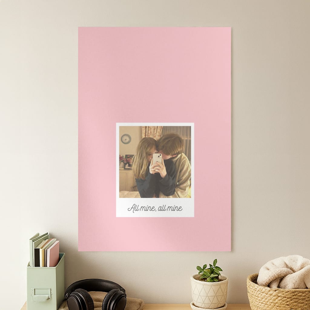All Mine, All Mine - Personalised Couples Poster