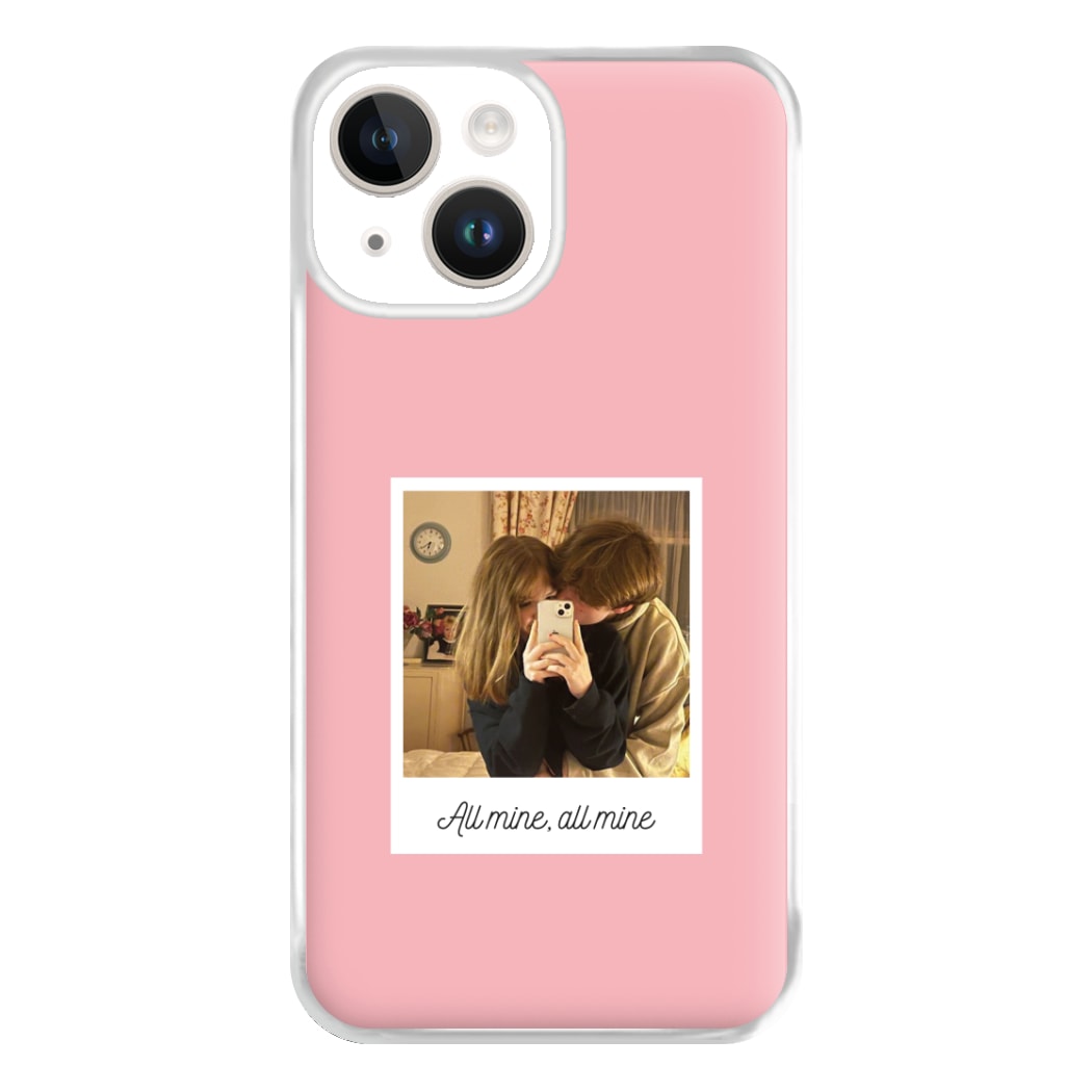 All Mine, All Mine - Personalised Couples Phone Case for iPhone 14