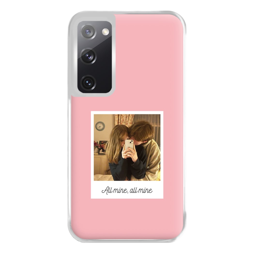 All Mine, All Mine - Personalised Couples Phone Case for Galaxy S20FE