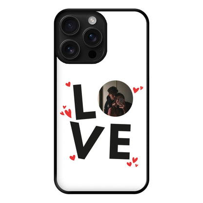 Love - Personalised Couples Phone Case for iPhone 16 Pro Max