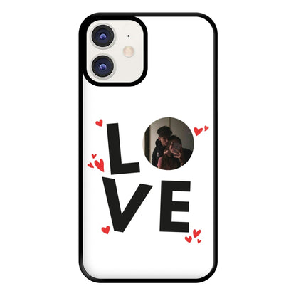 Love - Personalised Couples Phone Case for iPhone 12 / 12 Pro