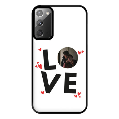 Love - Personalised Couples Phone Case for Galaxy Note 20 Ultra