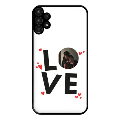 Love - Personalised Couples Phone Case for Galaxy A13