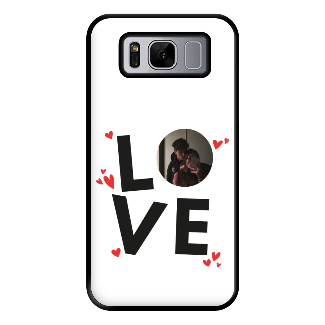 Love - Personalised Couples Phone Case for Galaxy S8 Plus