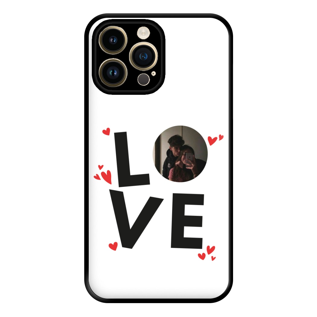 Love - Personalised Couples Phone Case for iPhone 14 Pro Max