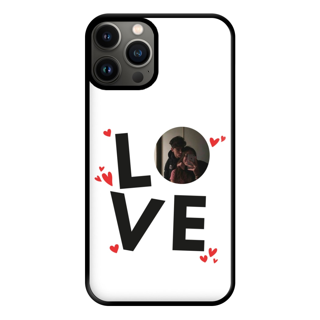 Love - Personalised Couples Phone Case for iPhone 13 Pro Max