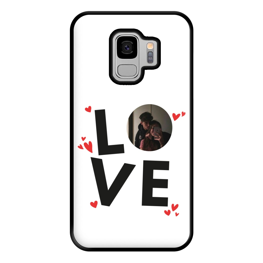 Love - Personalised Couples Phone Case for Galaxy S9 Plus