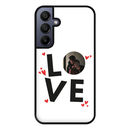 Love - Personalised Couples Phone Case for Galaxy A15