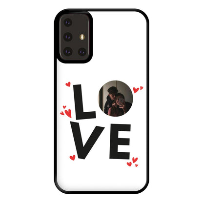 Love - Personalised Couples Phone Case for Galaxy A71