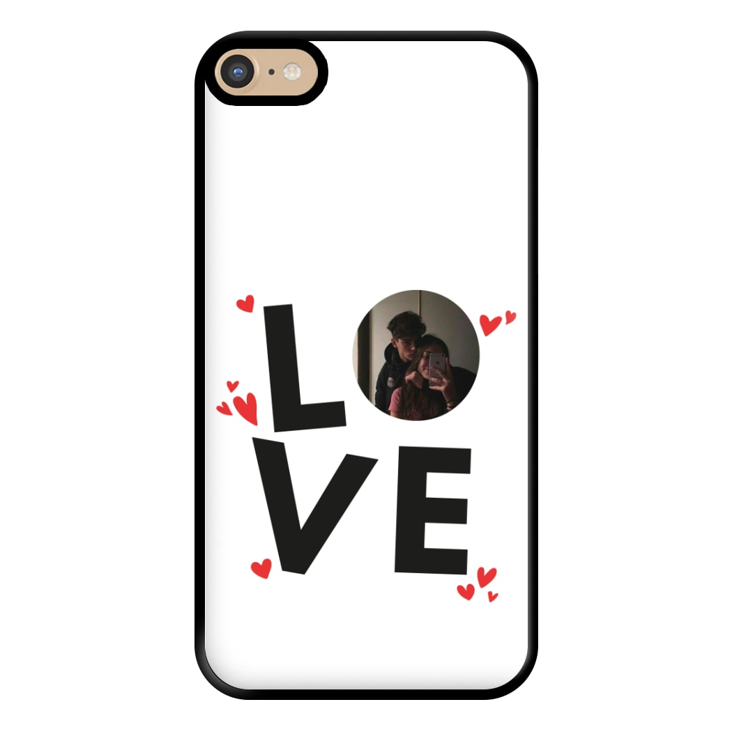 Love - Personalised Couples Phone Case for iPhone 6 Plus / 7 Plus / 8 Plus