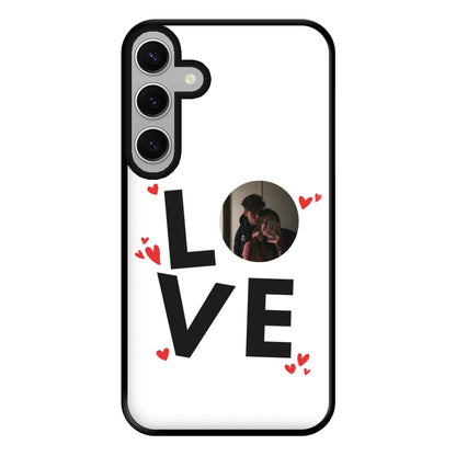 Love - Personalised Couples Phone Case for Galaxy S24FE