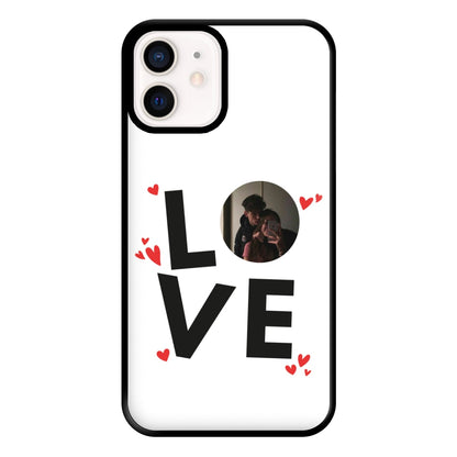 Love - Personalised Couples Phone Case for iPhone 12 Mini