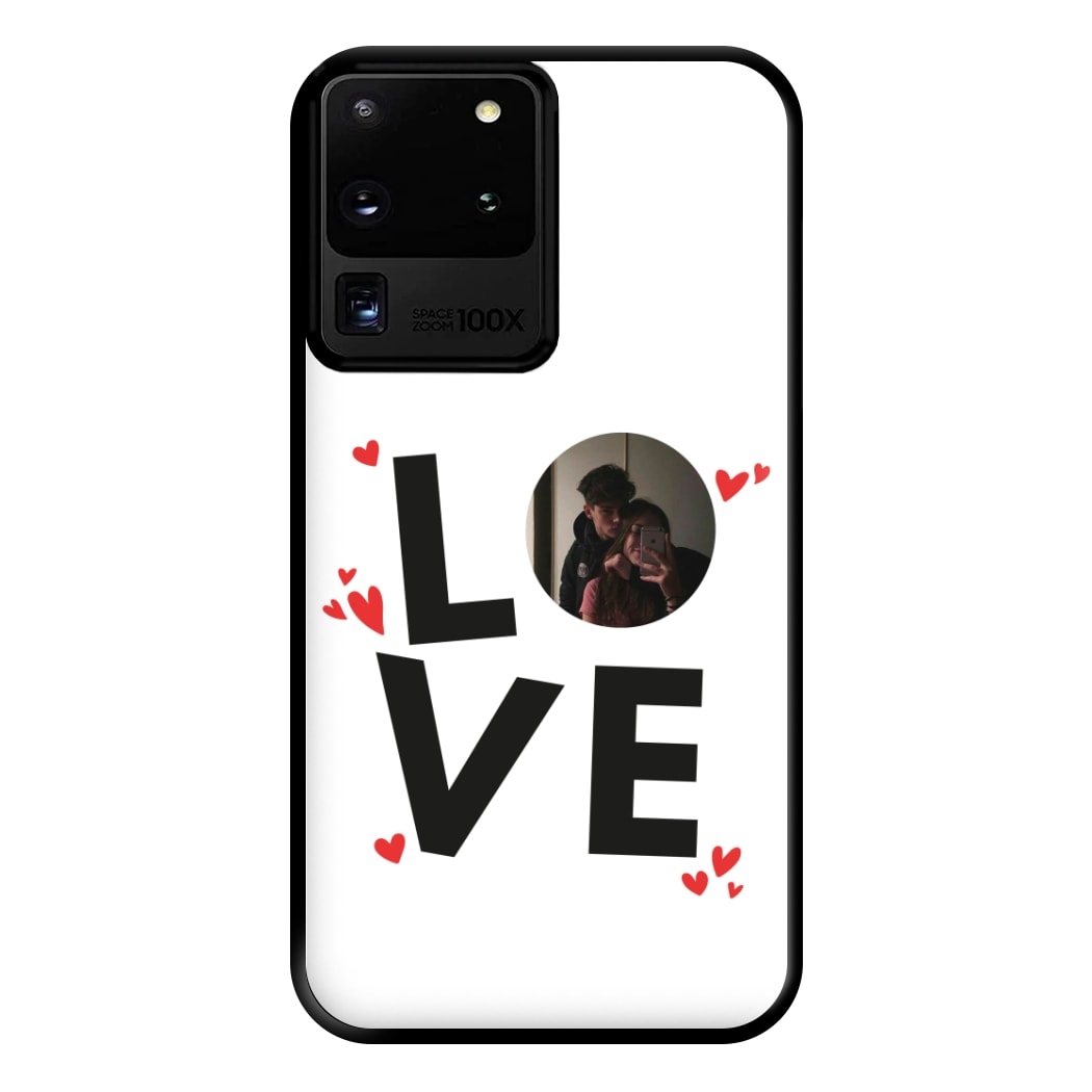 Love - Personalised Couples Phone Case for Galaxy S20 Ultra