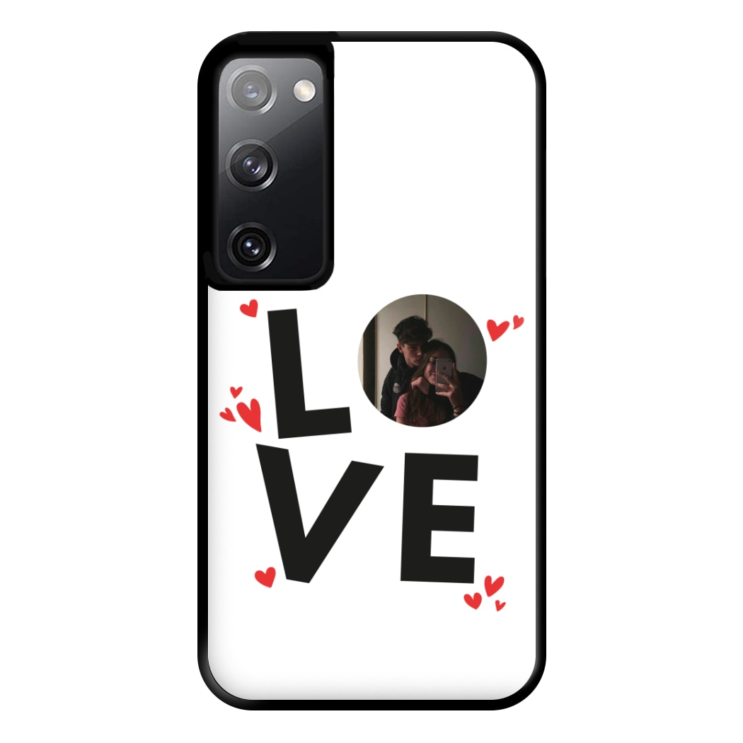 Love - Personalised Couples Phone Case for Galaxy S20