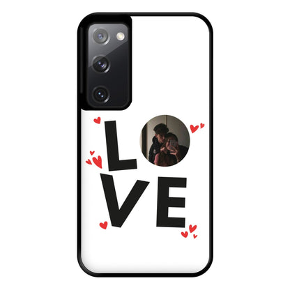 Love - Personalised Couples Phone Case for Galaxy S20FE