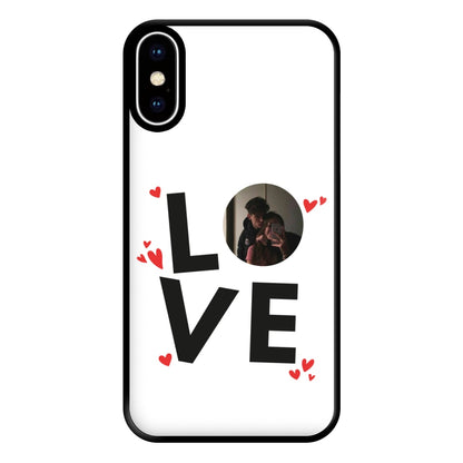 Love - Personalised Couples Phone Case for iPhone XS Max