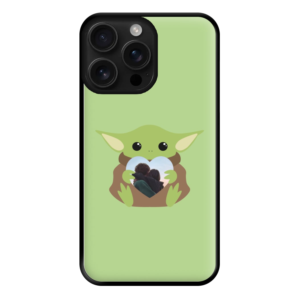 Baby Yoda - Personalised Couples Phone Case