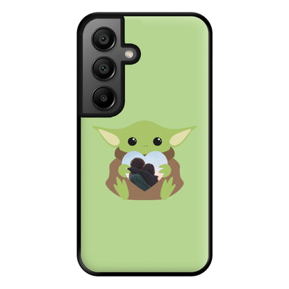 Baby Yoda - Personalised Couples Phone Case for Google Pixel 8