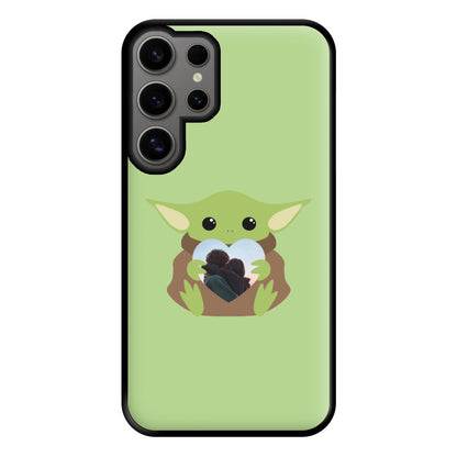 Baby Yoda - Personalised Couples Phone Case for Galaxy S24 Ultra