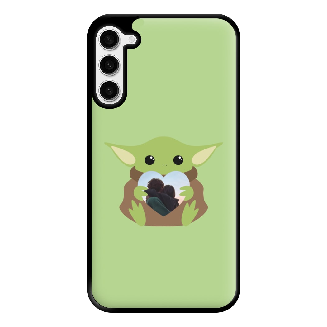 Baby Yoda - Personalised Couples Phone Case for Galaxy S23 Plus