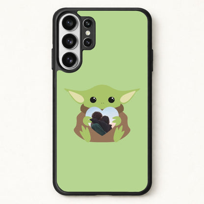 Baby Yoda - Personalised Couples Phone Case for Galaxy S26 Ultra
