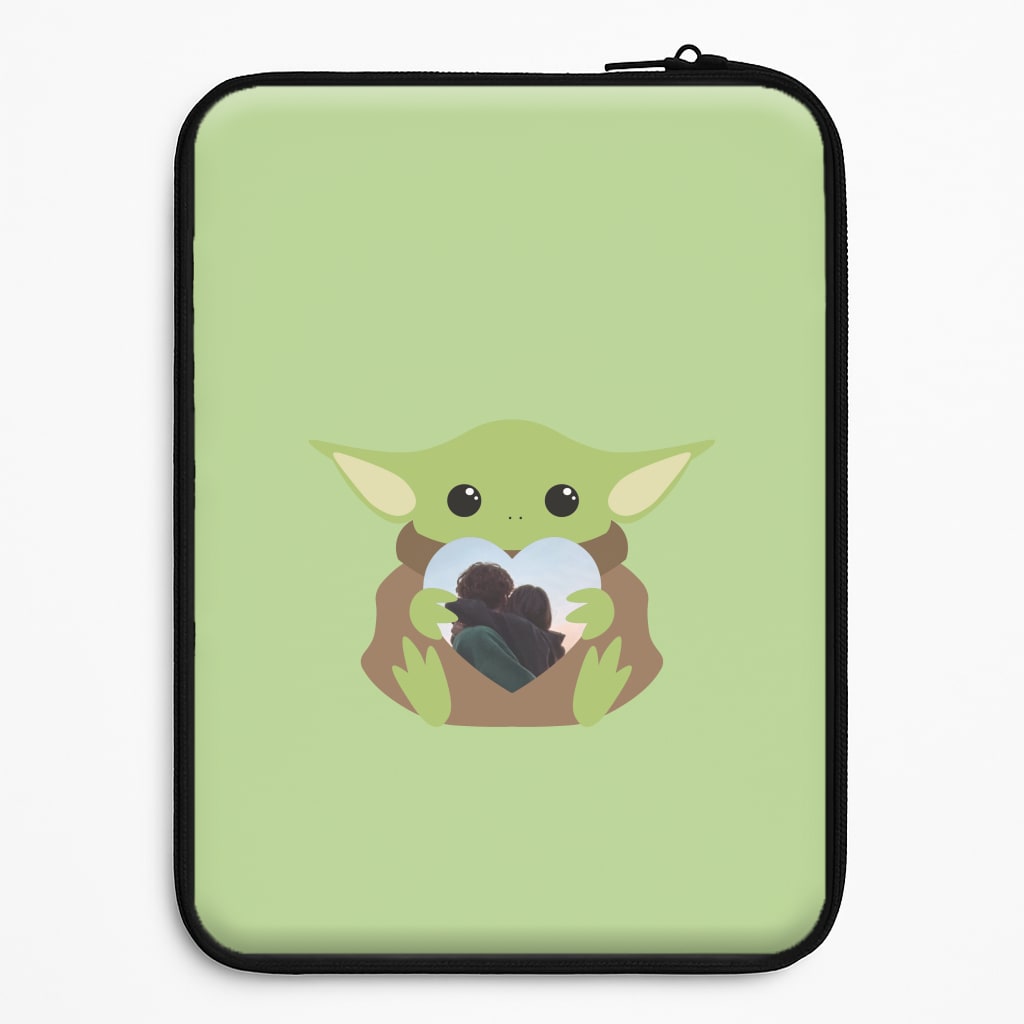 Baby Yoda - Personalised Couples Laptop Sleeve