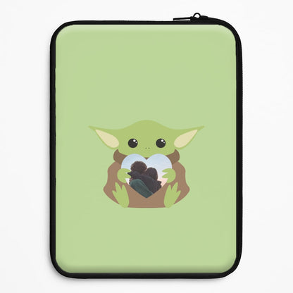 Baby Yoda - Personalised Couples Universal Laptop Sleeve