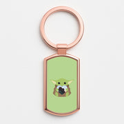 Baby Yoda - Personalised Couples Luxury Keyring 4