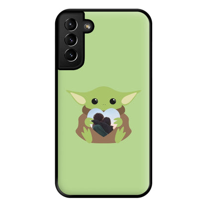 Baby Yoda - Personalised Couples Phone Case for Galaxy S21 Plus