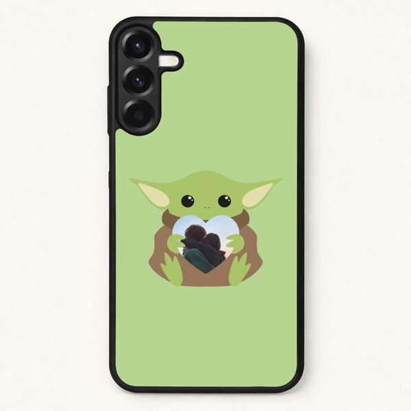 Baby Yoda - Personalised Couples Phone Case for Galaxy A17