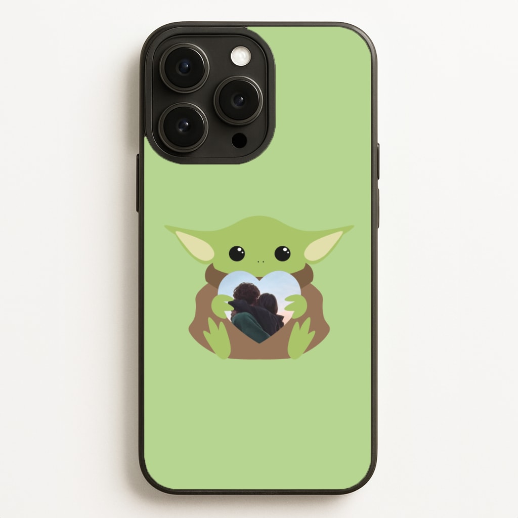 Baby Yoda - Personalised Couples  - Personalised Valentine's Day Phone Case for iPhone 16 Pro Max