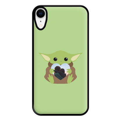 Baby Yoda - Personalised Couples Phone Case for iPhone XR