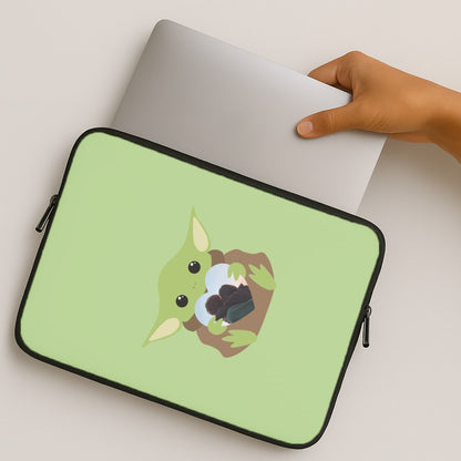 Baby Yoda - Personalised Couples MacBook Case