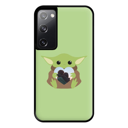 Baby Yoda - Personalised Couples Phone Case for Galaxy S20