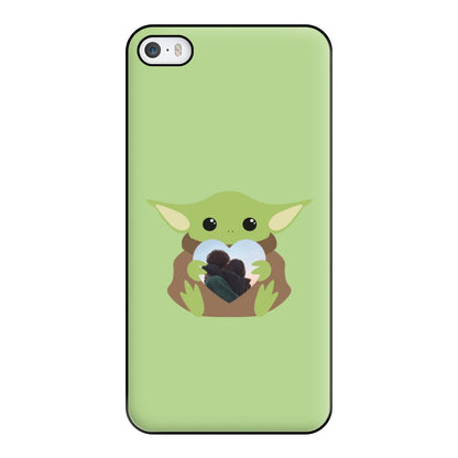 Baby Yoda - Personalised Couples Phone Case for iPhone 5 / 5s / SE 2016