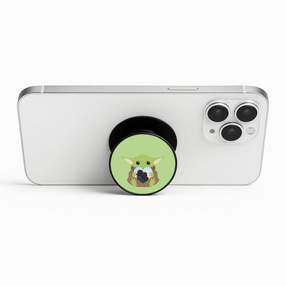Baby Yoda - Personalised Couples Phone Stand