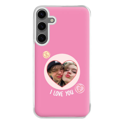 I Love You - Personalised Couples Phone Case for Galaxy S24FE