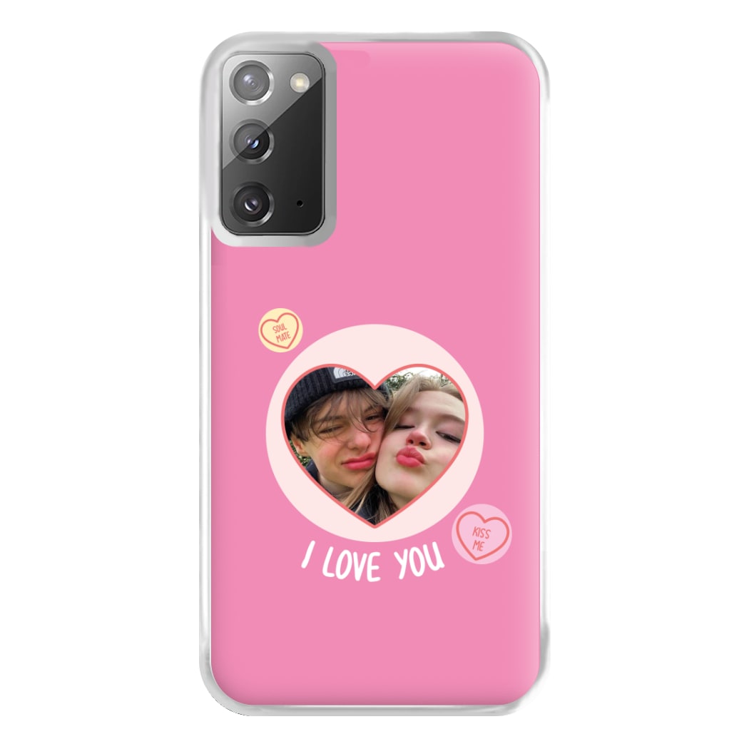 I Love You - Personalised Couples Phone Case for Galaxy Note 20 Ultra