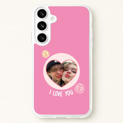 I Love You - Personalised Couples Phone Case for Galaxy S26