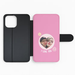 I Love You - Personalised Couples Flip Phone Case