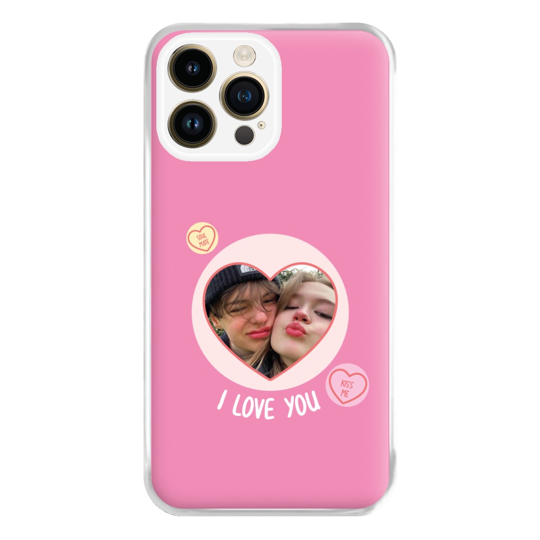 I Love You - Personalised Couples Phone Case for iPhone 14 Pro Max