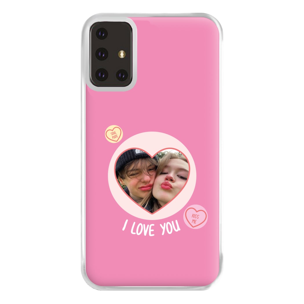 I Love You - Personalised Couples Phone Case for Galaxy A71